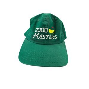 Masters 2000 Hat Vintage Green Golf American Needle Adjustable